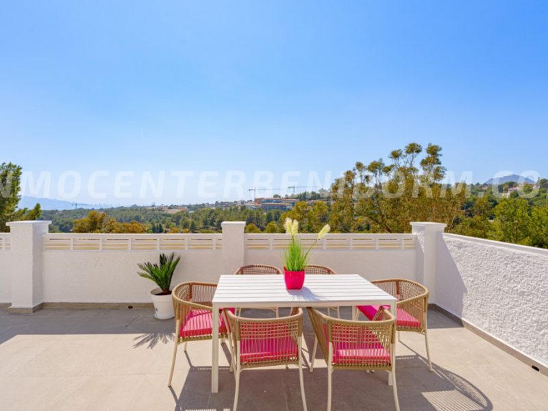 REF V137 Preciosa villa independiente de estilo moderno con impresionantes vistas al mar